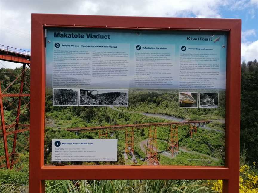 Makatote Viaduct, Erua, New Zealand
