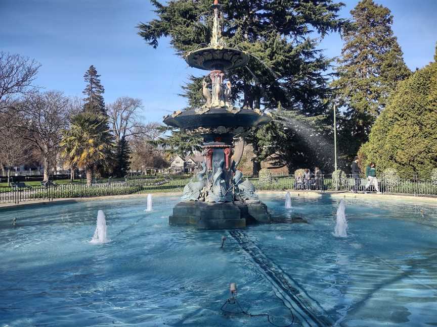 Peacock Fountain, Christchurch, New Zealand