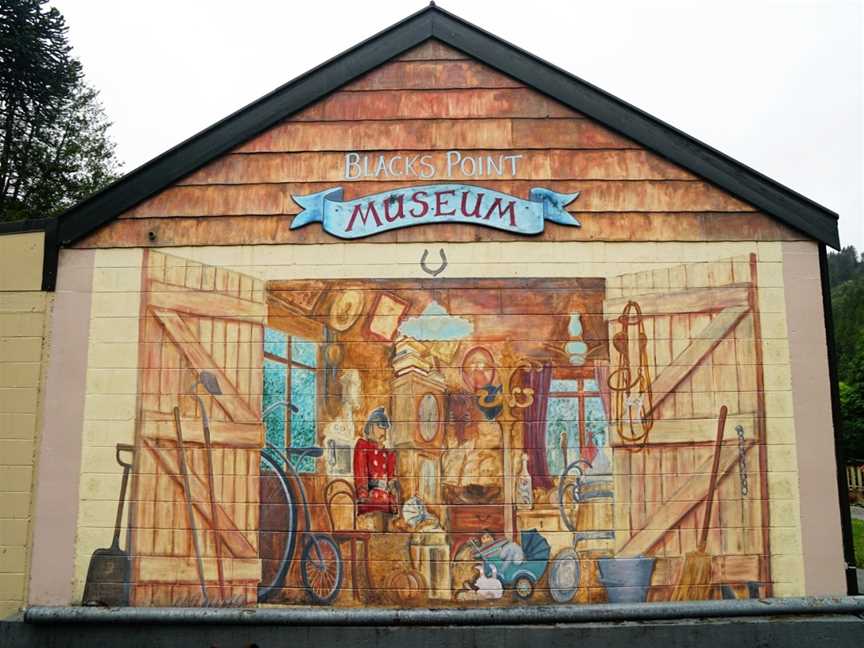 Blacks Point Museum, Maruia Valley, New Zealand