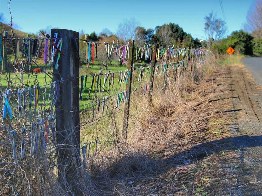 Toothbrush Fence, Hamilton, New Zealand