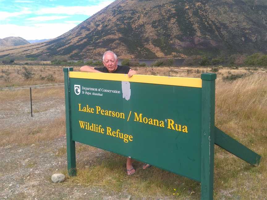 Lake Pearson/ Moana Rua Wildlife Refuge, Lake Pearson, New Zealand
