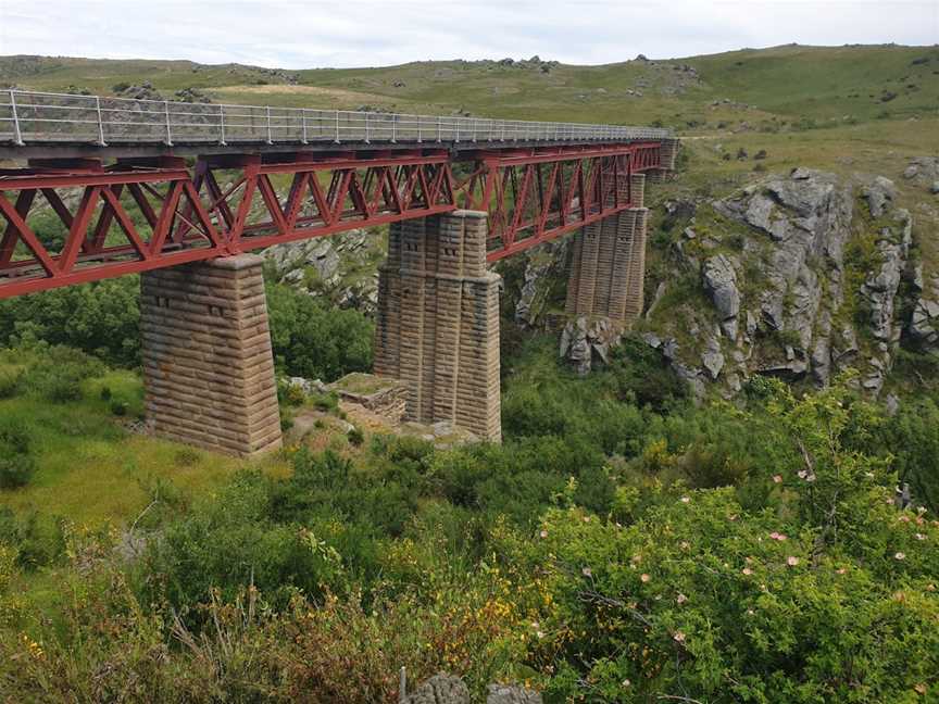 Otago Central Rail Trail Poolburn Viaduct, Wanaka, New Zealand