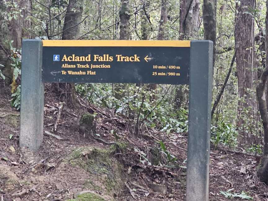 Acland Falls, Mackenzie Region, New Zealand