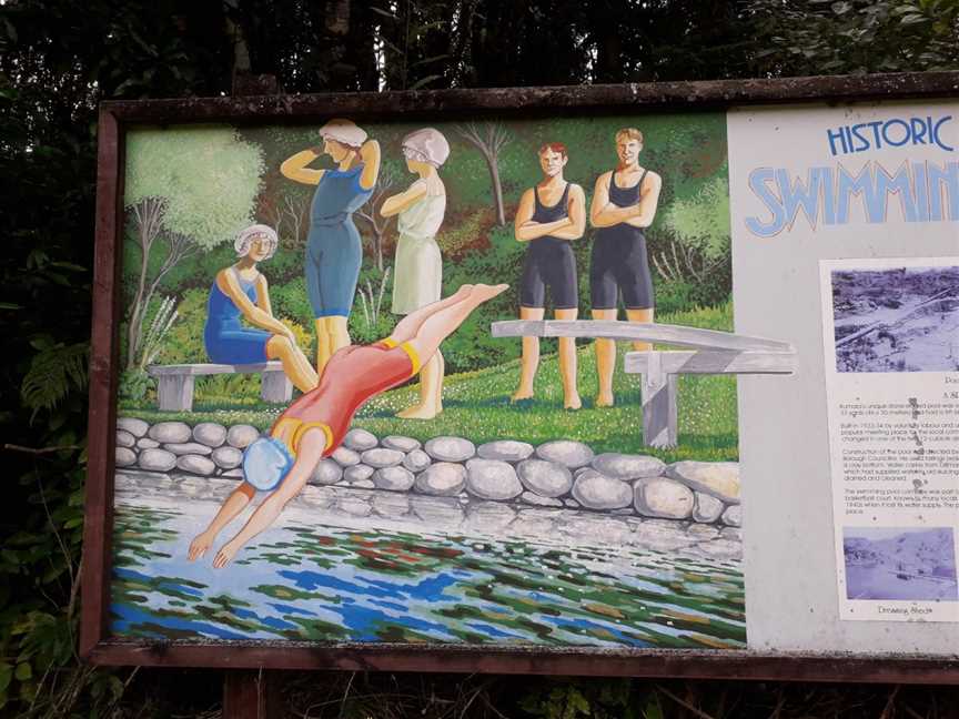 Historic Kumara Swimming Baths, Maruia Valley, New Zealand