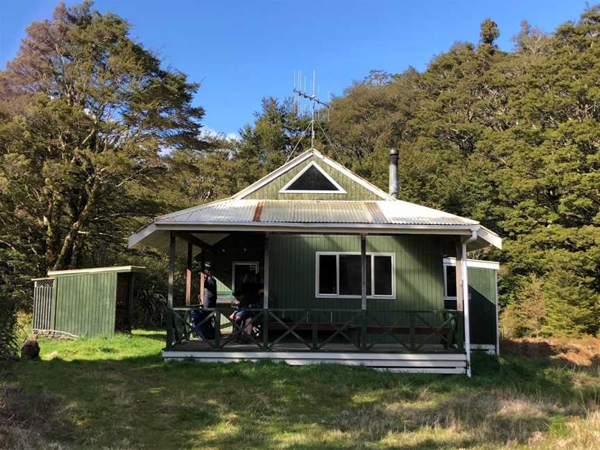 Mitre Flats Hut, Wellington, New Zealand