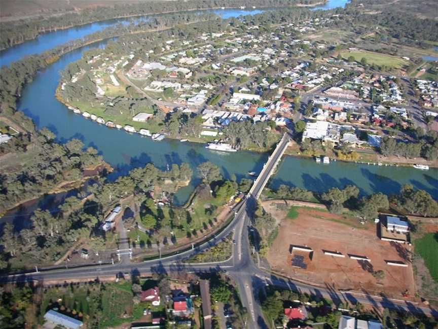 Darling and Murray River Junction and Viewing Tower, Wentworth, NSW