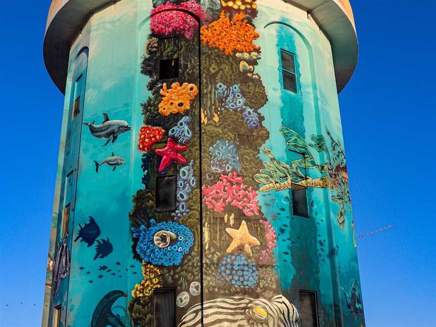Southern Yorke Peninsula (SYP) Water Tower Mural Trail, Port Vincent, SA