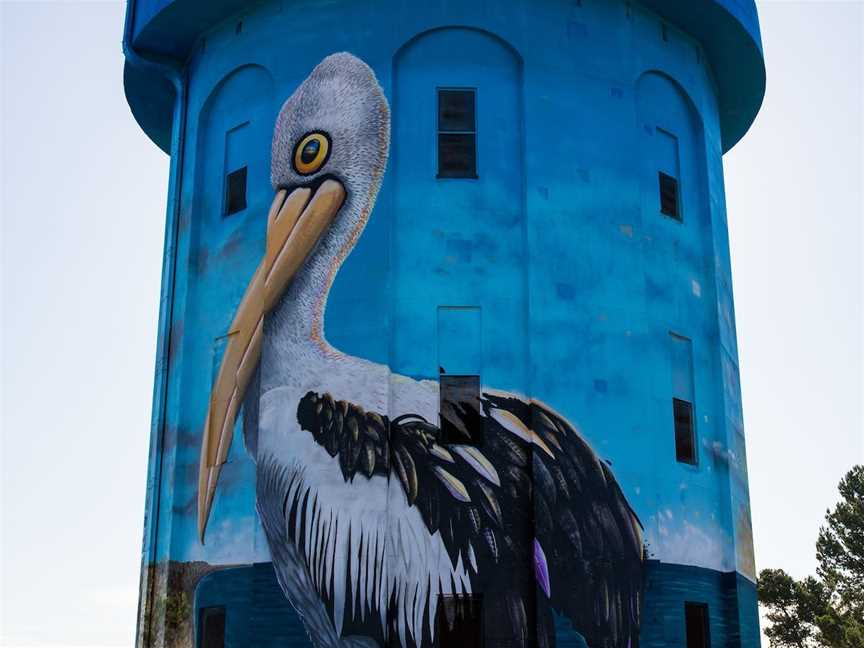 Southern Yorke Peninsula (SYP) Water Tower Mural Trail, Port Vincent, SA