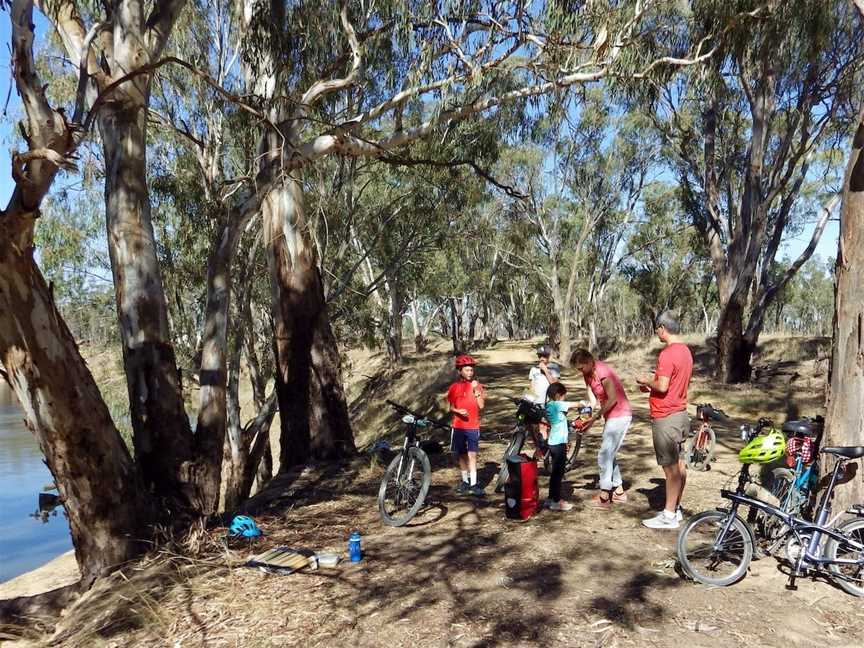 Yellowbelly Track cycling route, Echuca, VIC