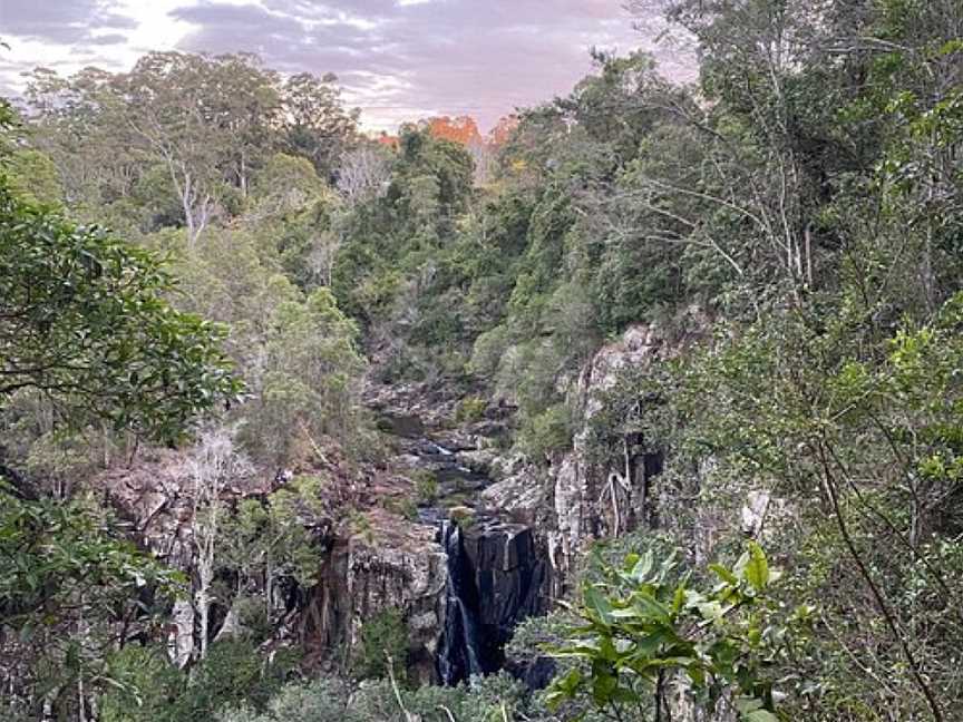 Denham Reserve Scenic Reserve Waterfalls, Beechmont, QLD