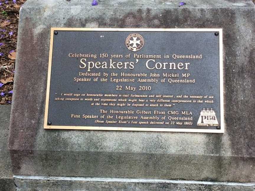 Speakers' Corner, Brisbane, QLD