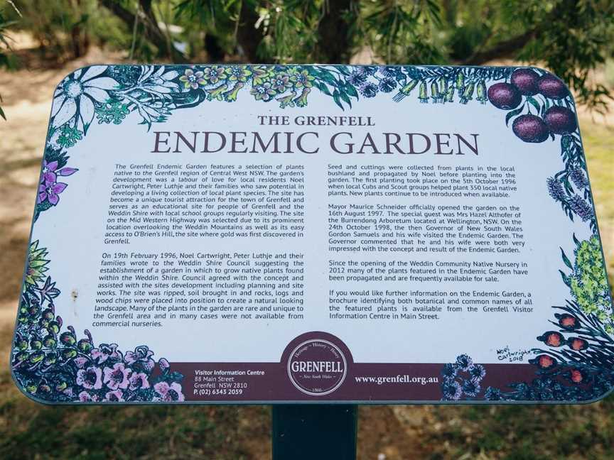 Grenfell Endemic Garden, Grenfell, NSW