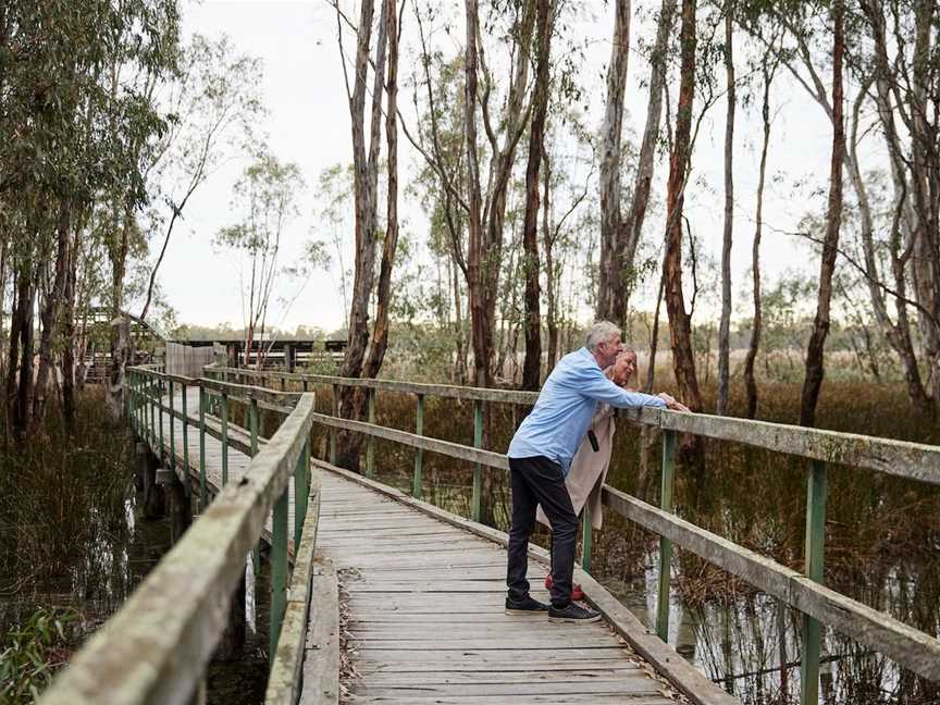 Reed Beds Bird Hide Boardwalk, Mathoura, NSW