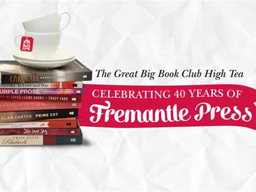 Celebrate our 40th anniversary at the Great Big Book Club High Tea