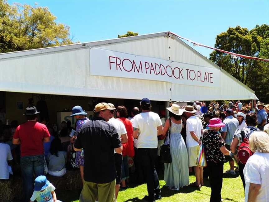 The From Paddock to Plate stage at Gourmet Escape