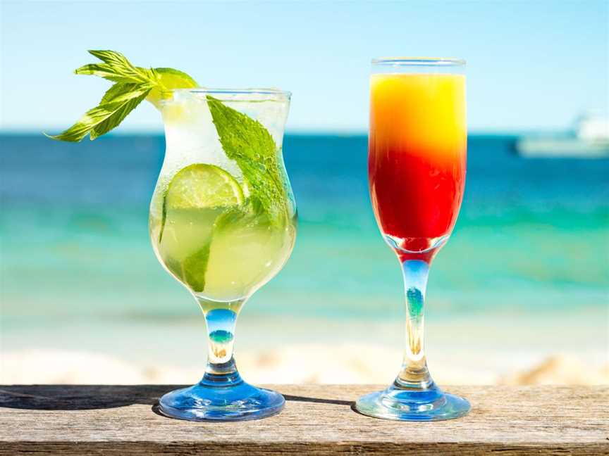 Drinks on the beach
