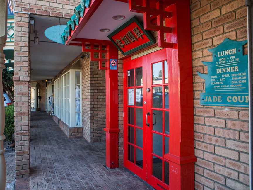 Iconic green roof and red double doors, we are located upstairs and entrance to our car park is via Jarrad Street.