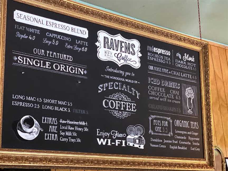 Ravens Coffee, Denmark, WA