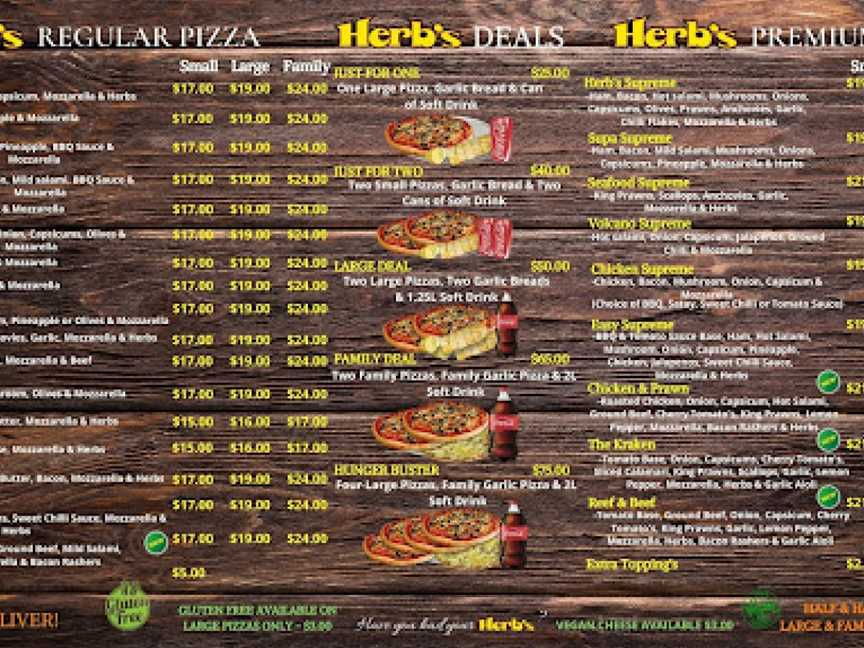 Herbs Pizza Burnie, Burnie, TAS