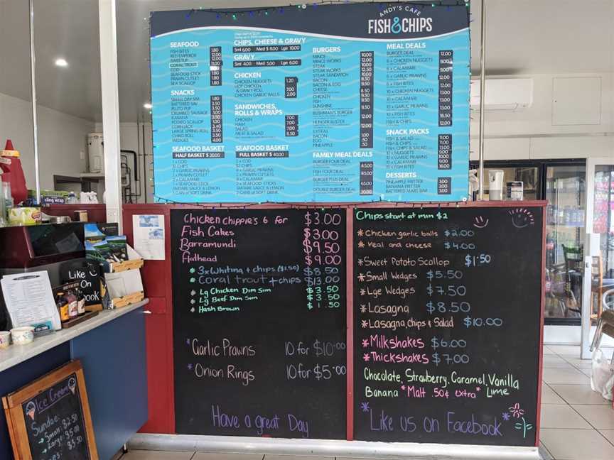 Andy’s Fish & Chip Cafe, Bundaberg North, QLD