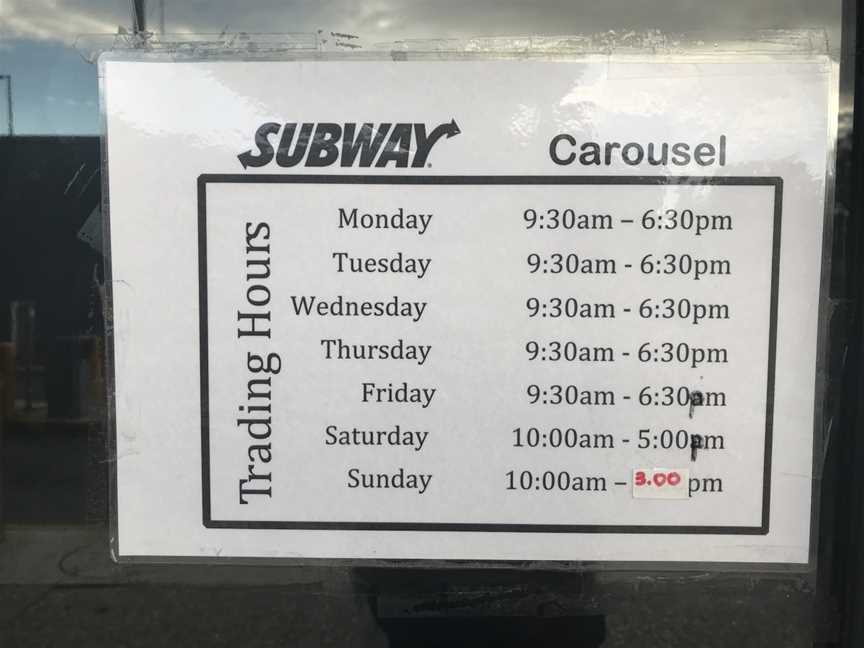 Subway, Cannington, WA