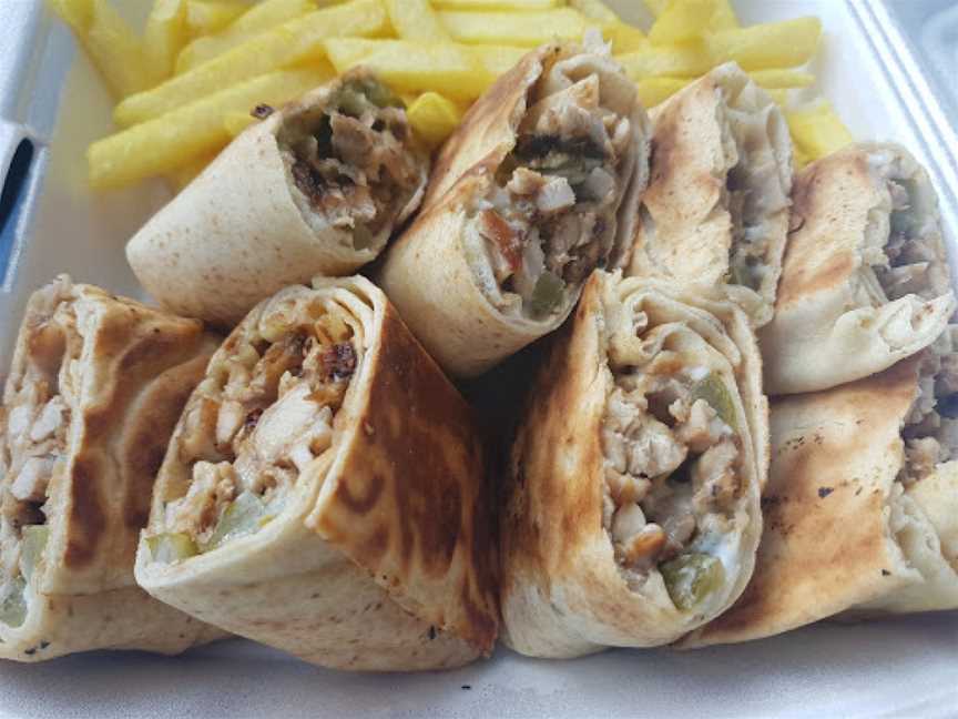 Shawarma roll, Fitzroy, VIC