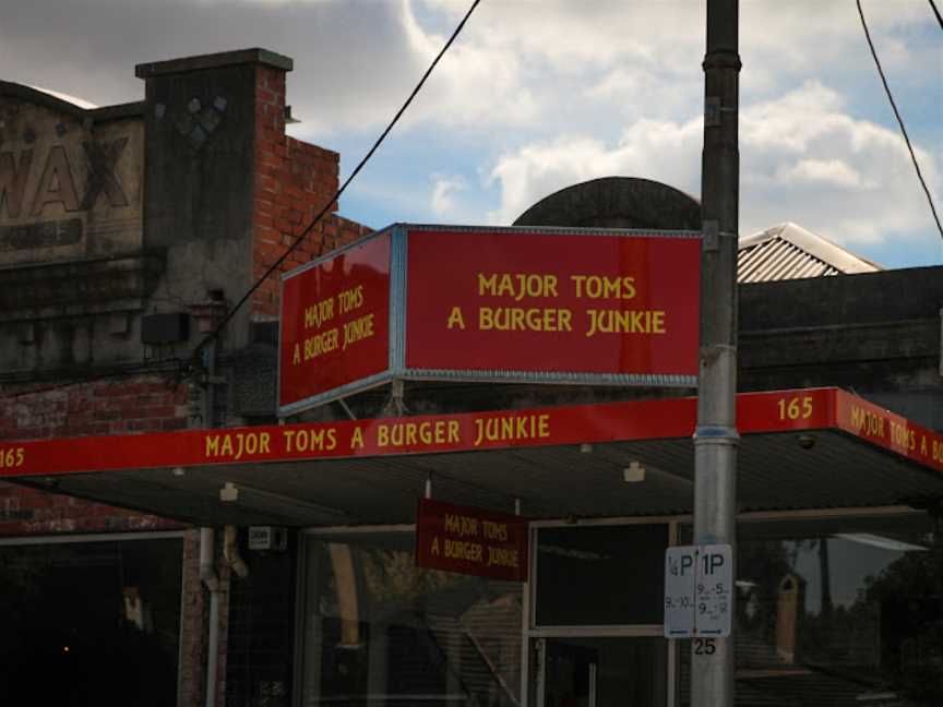 Major Tom's A Burger Junkie, Malvern East, VIC