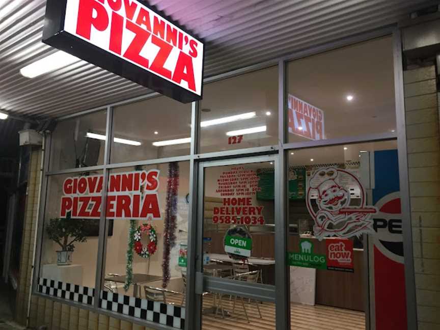 Giovanni's Pizzeria, Mentone, VIC