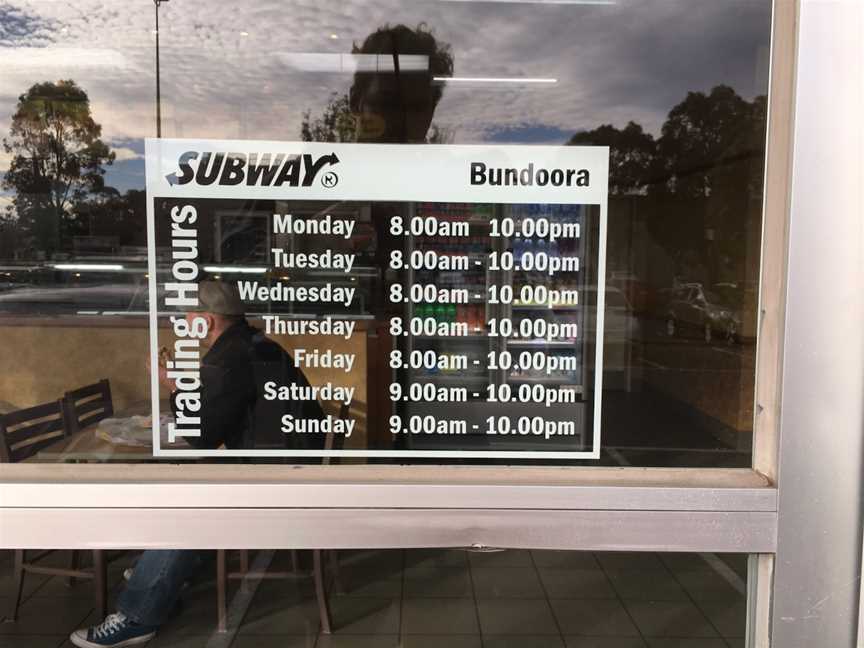 Subway, Bundoora, VIC