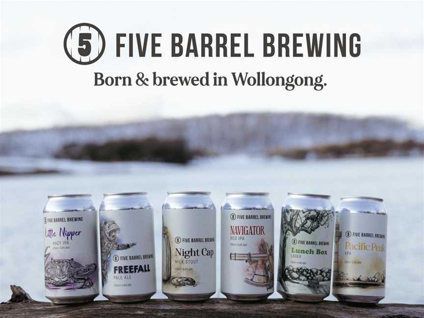 Five Barrel Brewing, Wollongong, NSW