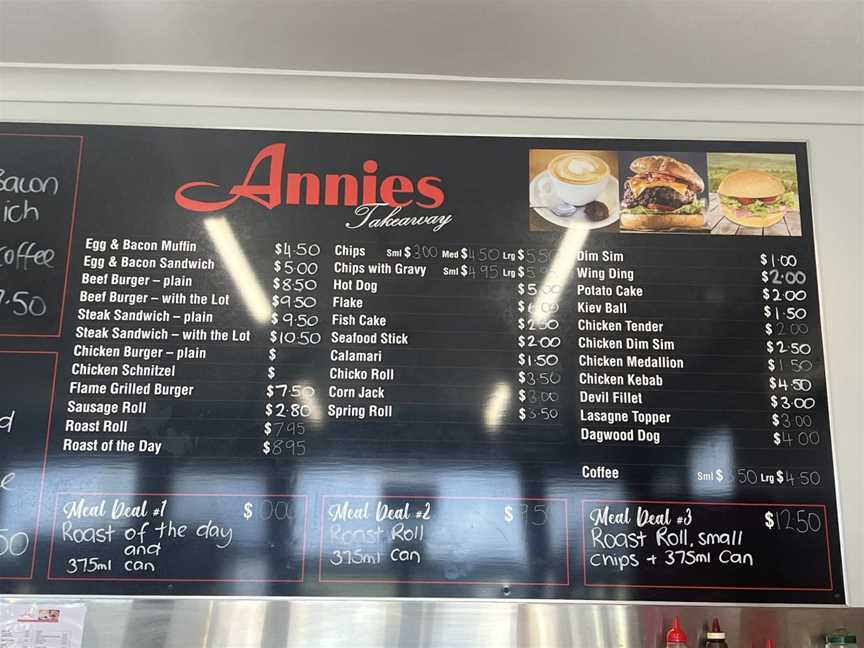 Annies Take Away & Cafe, Western Junction, TAS