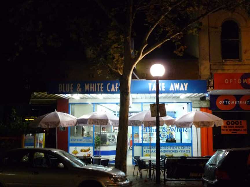 Blue and White Cafe, North Adelaide, SA