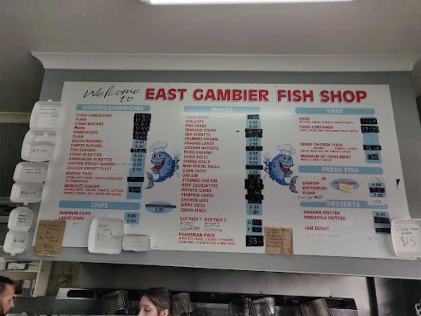 East Gambier Fish Shop, Mount Gambier, SA