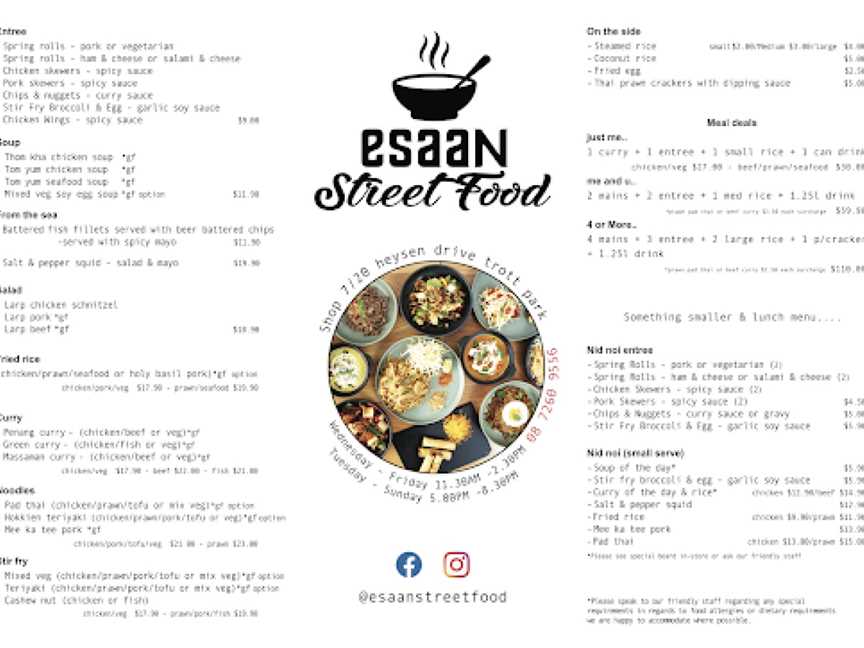 Esaan Street Food, Trott Park, SA