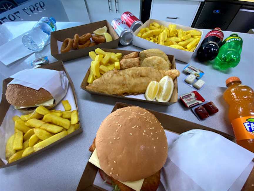 Hobsons bay fish and chips, Williamstown, VIC