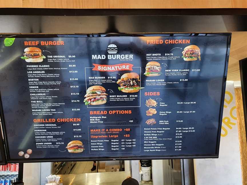 Mad Burger, Capalaba, QLD