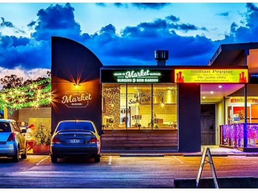 Main st Market Burger, Samford Village, QLD