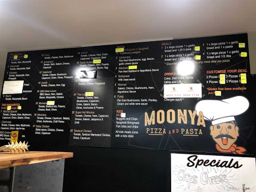 Moonya Pizza & Pasta, Wodonga, VIC