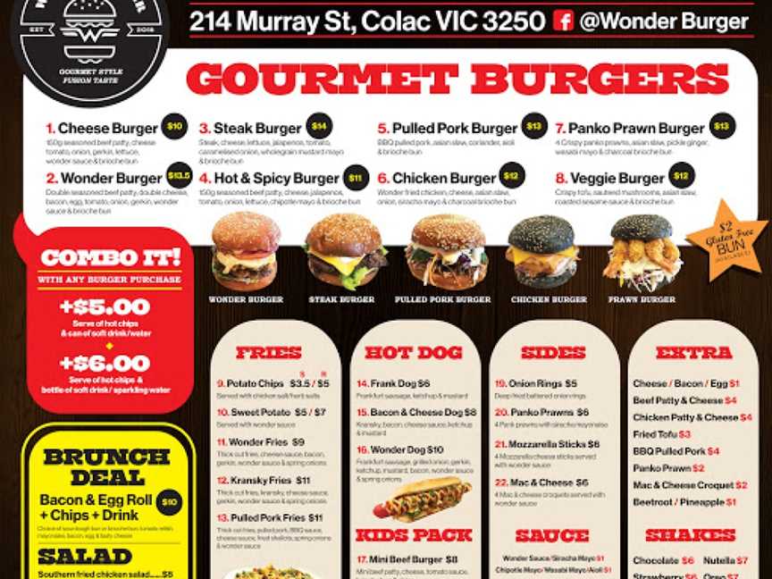 Wonder Burger, Colac, VIC