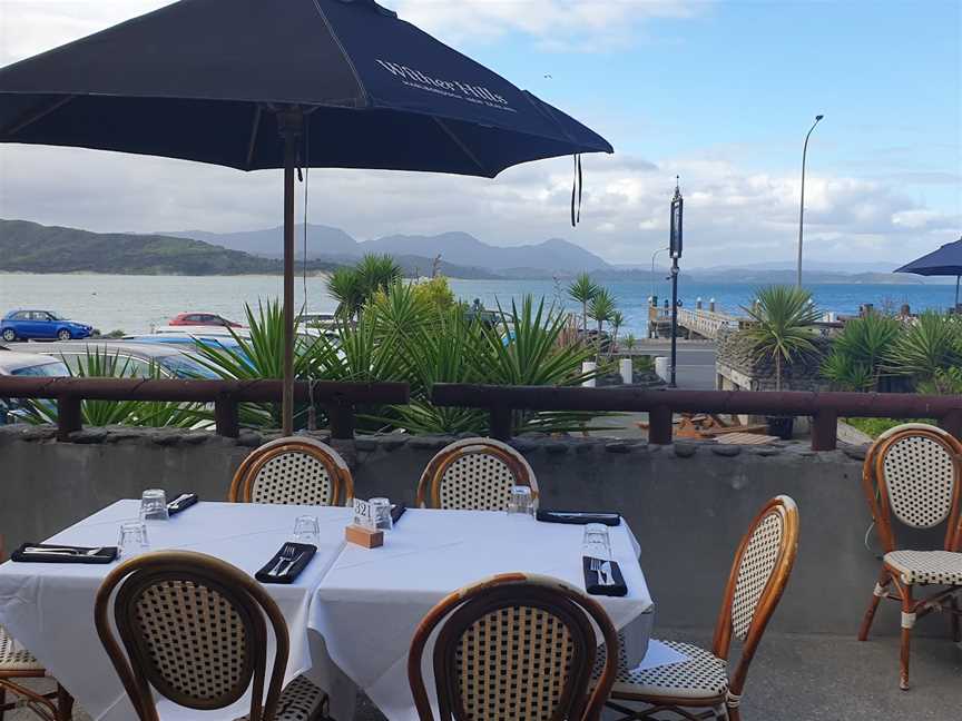 Boar and marlin restaurant, Opononi, New Zealand