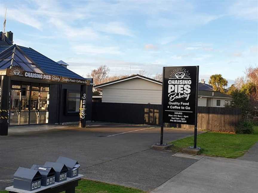 Chaising Pies Bakery, Gonville, New Zealand