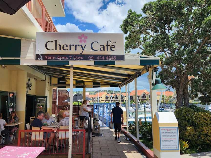 Cherry Cafe, Gulf Harbour, New Zealand