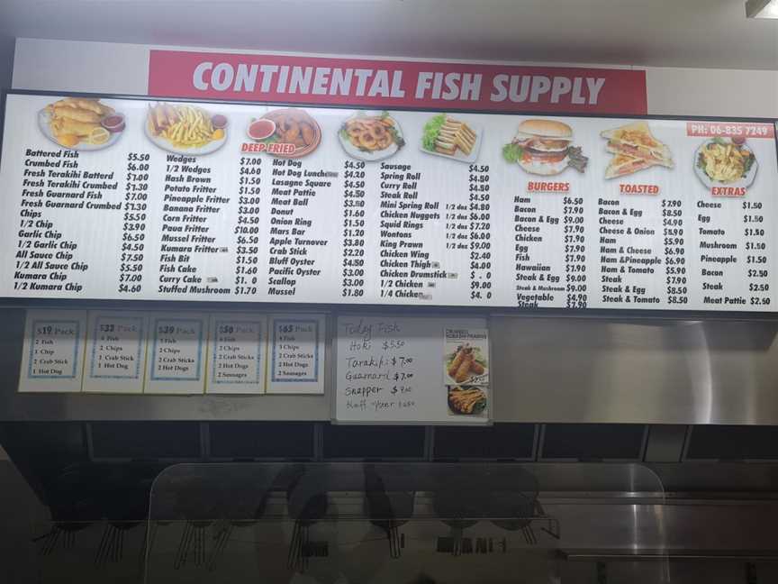 Continental Fish Supply, Napier South, New Zealand