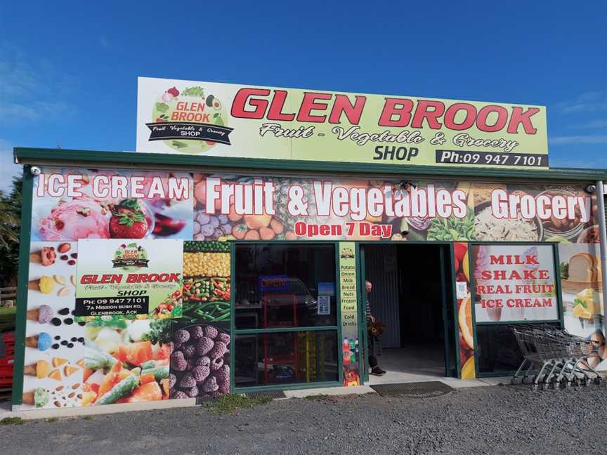 Glenbrook fruit and vegetable shop, Glenbrook, New Zealand