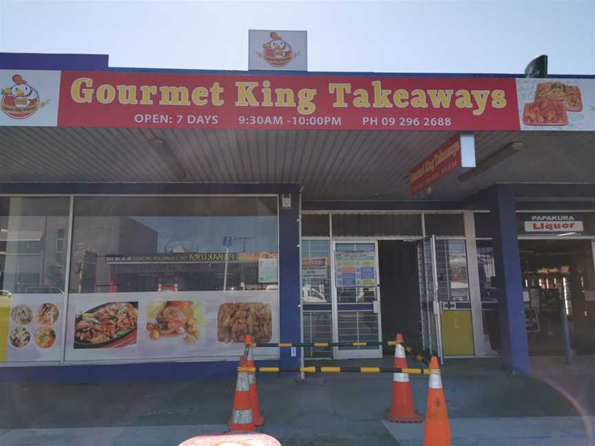 Gourmet king takeaway, Papakura, New Zealand