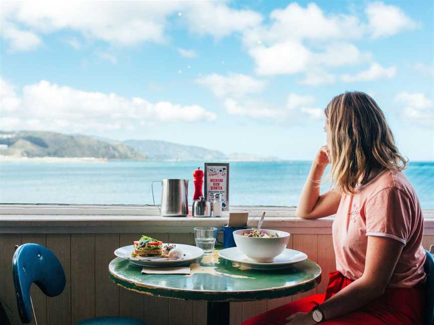 Maranui Cafe, Lyall Bay, New Zealand