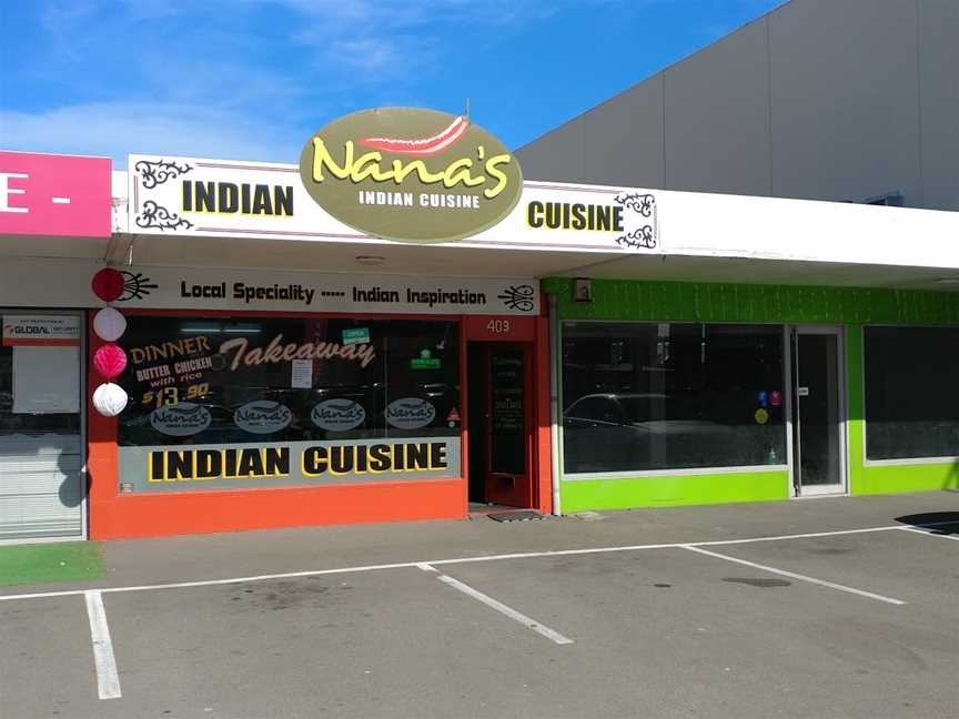 Nana's Indian Cuisine, Hornby, New Zealand