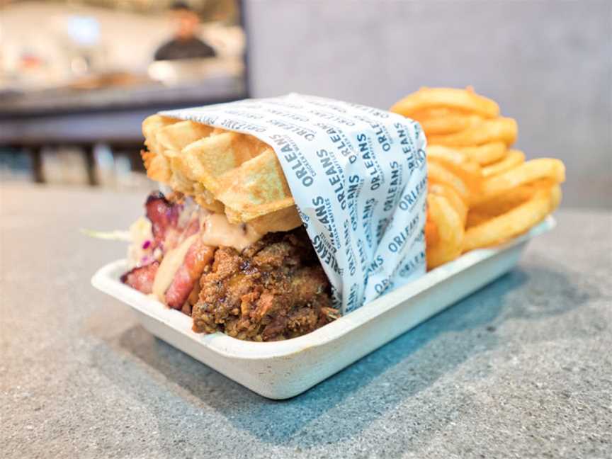 Orleans Chicken & Waffles, Auckland Airport, New Zealand