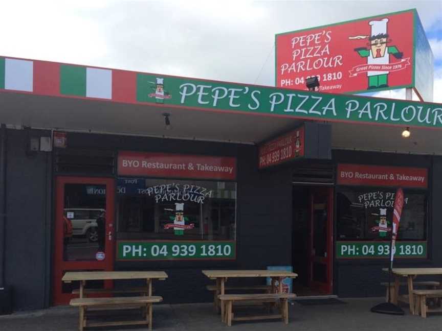 Pepes Pizza Parlour - Hand crafted Pizza since 1970s, Boulcott, New Zealand