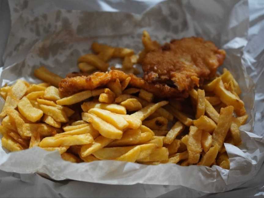 Radley Street Fish And Chips Shop, Woolston, New Zealand